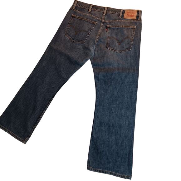 Levis 527 Bootcut Jeans Mens 39X31 Blue Fade Cowboy Style - Picture 3 of 16